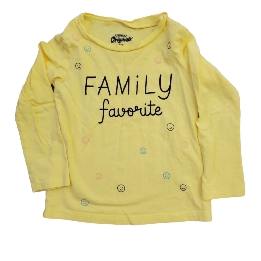 Oshkosh Family Favorite Long Sleeve Top 3T Toddler